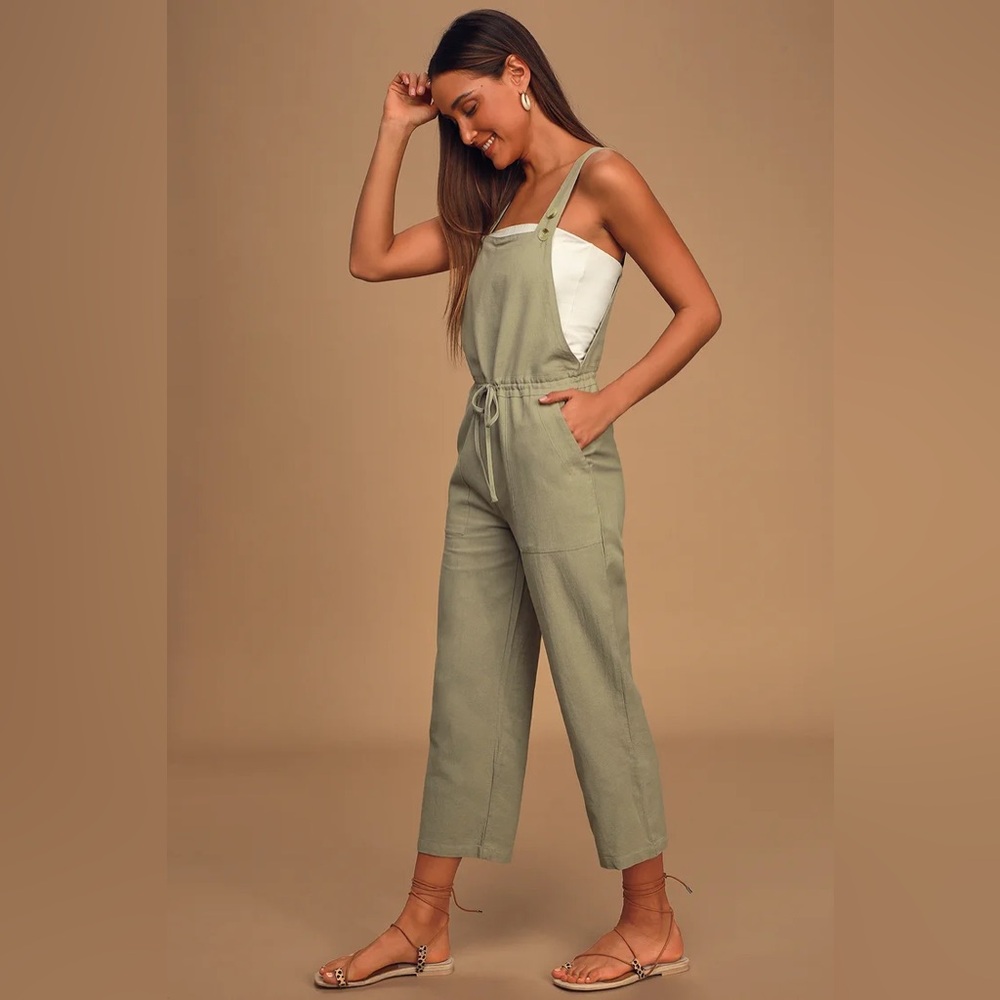 RHYTHM VERONA LINEN OVERALLS